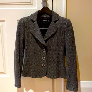 Giorgio Armani Black Label Short fitted jacket, tailored to fit size 2.